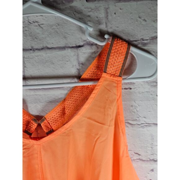 Free People Movement Size L Running Top Neon Mango Flowly NWT - Picture 4 of 10